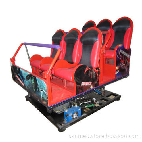 5D Cinema Dynamic Motion Theater with Wind Effect for Amusement Park, Sized 1,715*1,400*550mm